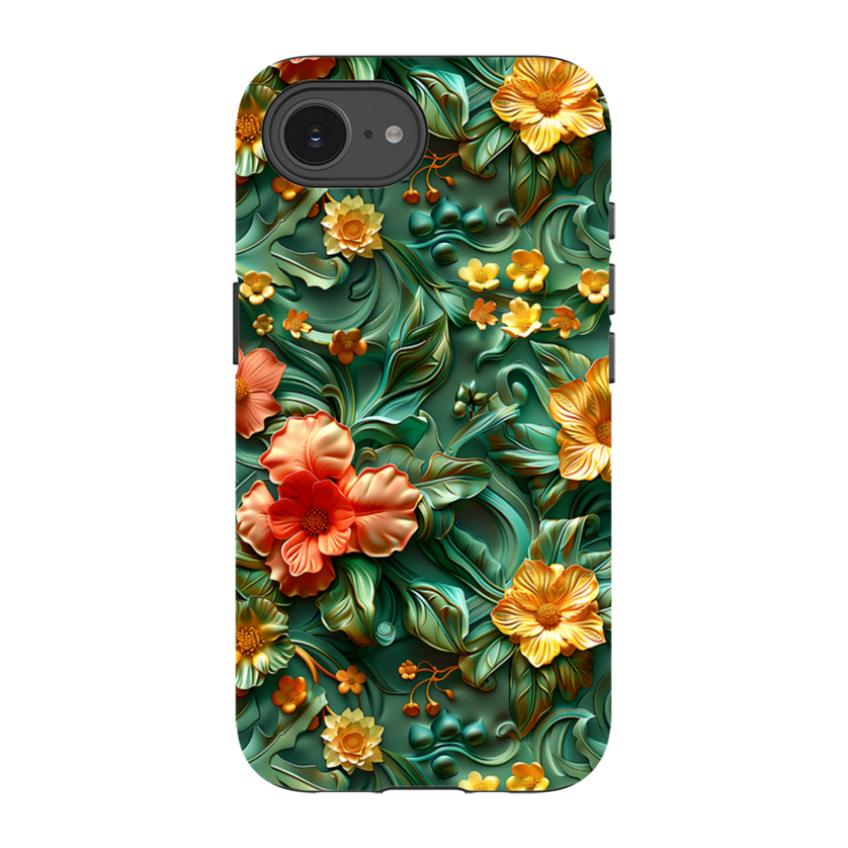 iPhone Tough Case -Jade Floral