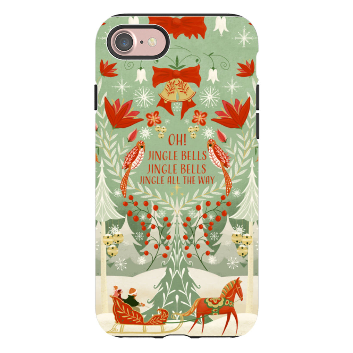 iPhone Tough Case - Jingle Bells By Maja Lindberg