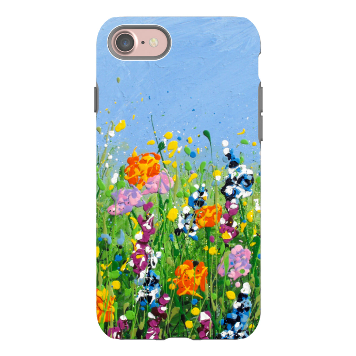 iPhone Tough Case - Joy Filled Spring By Linda Calvert Jacobson