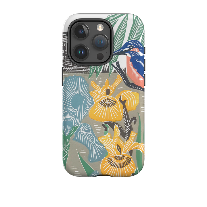 iPhone Tough Case - Kingfisher At The Mill By Kate Heiss