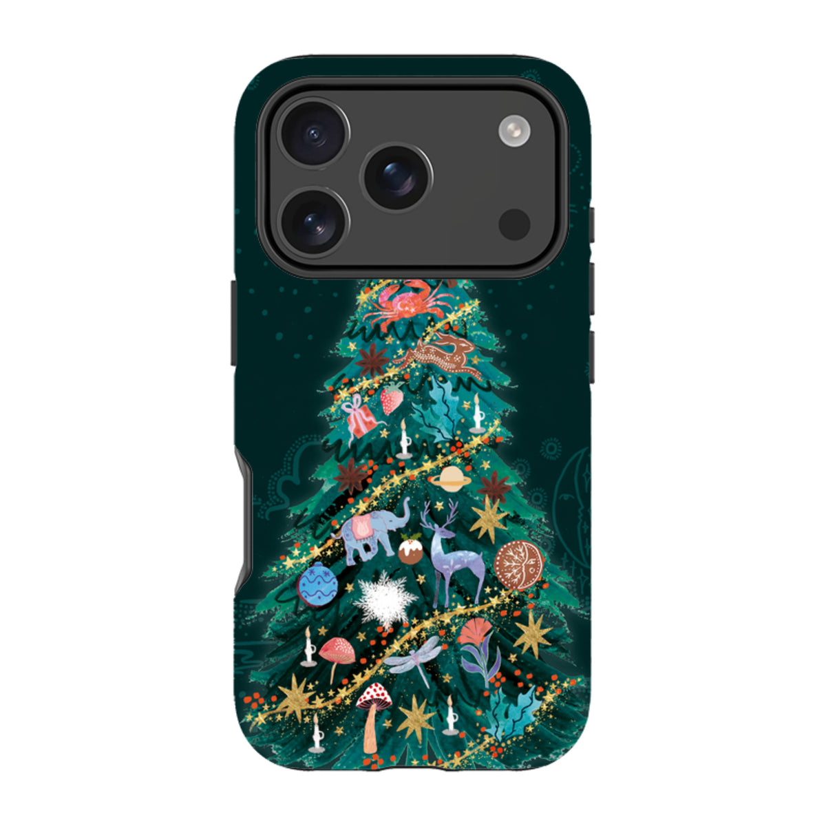 iPhone Tough Case - Kitsch Tree By Emma Frances Grant