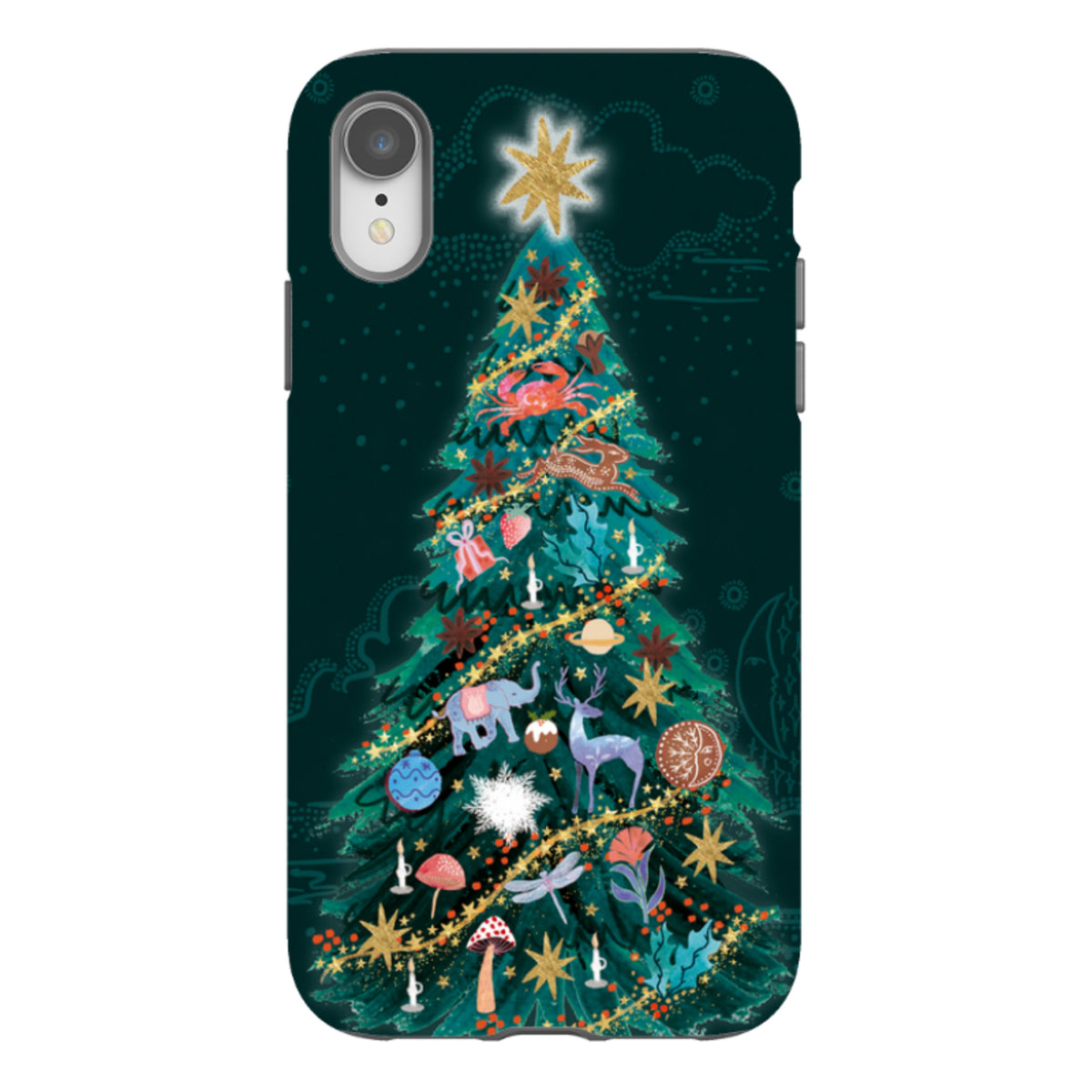 iPhone Tough Case - Kitsch Tree By Emma Frances Grant