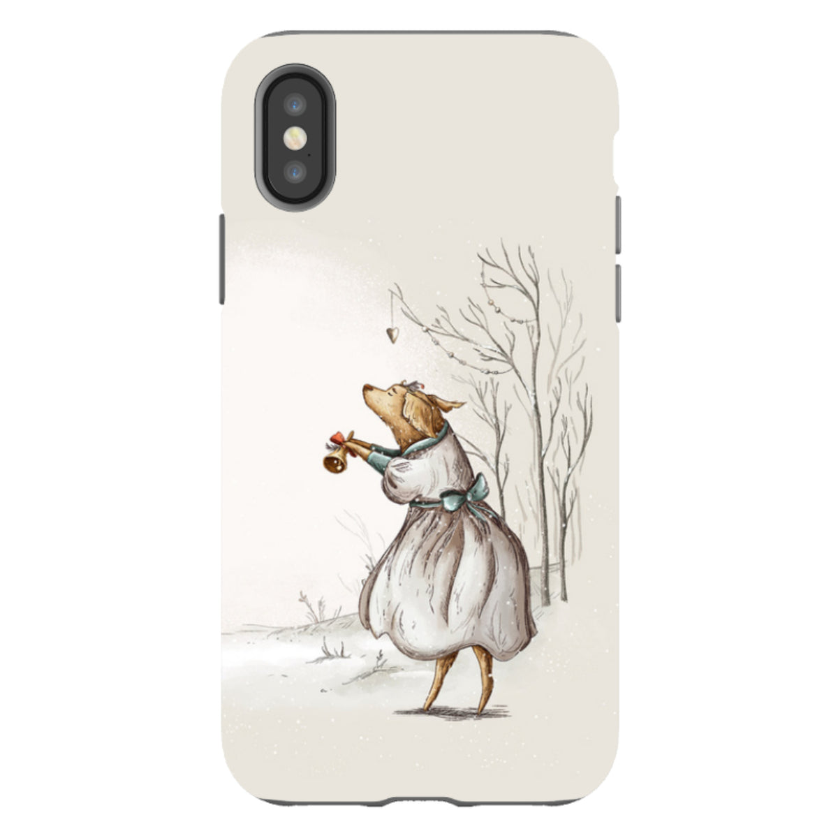 iPhone Tough Case - Lady Xmas