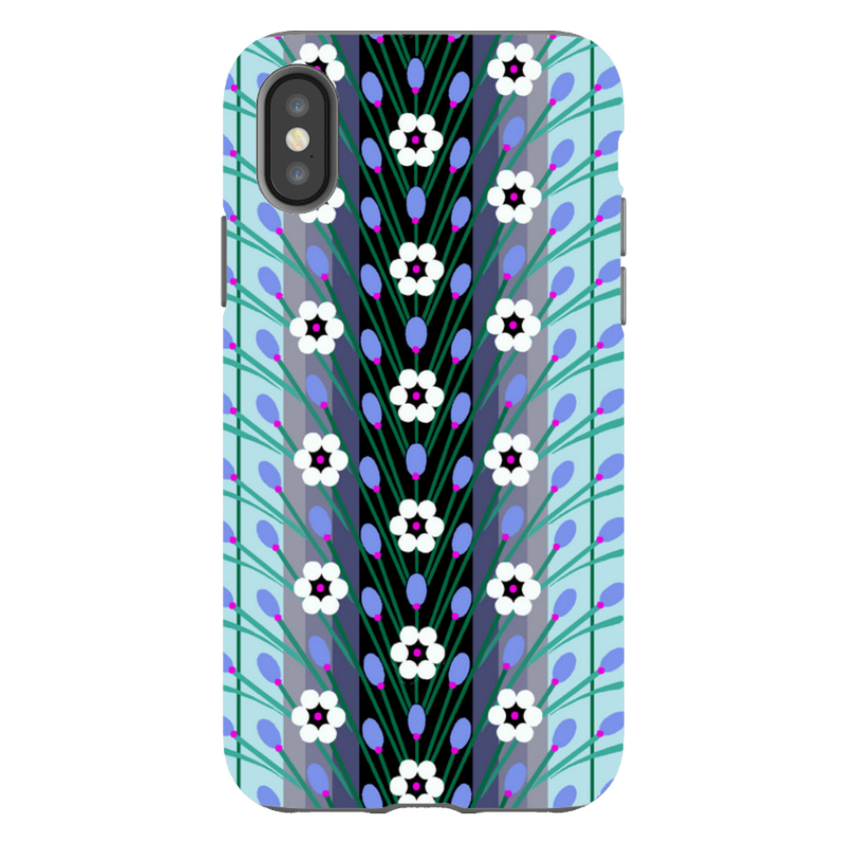 iPhone Tough Case - Lavender Blue By Cressida Bell