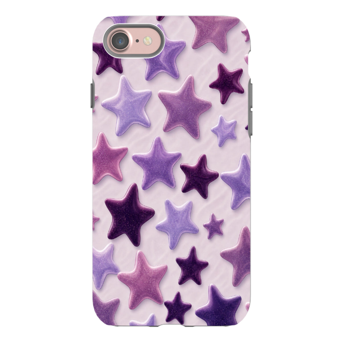 iPhone Tough Case – Lavendel Lila Stern