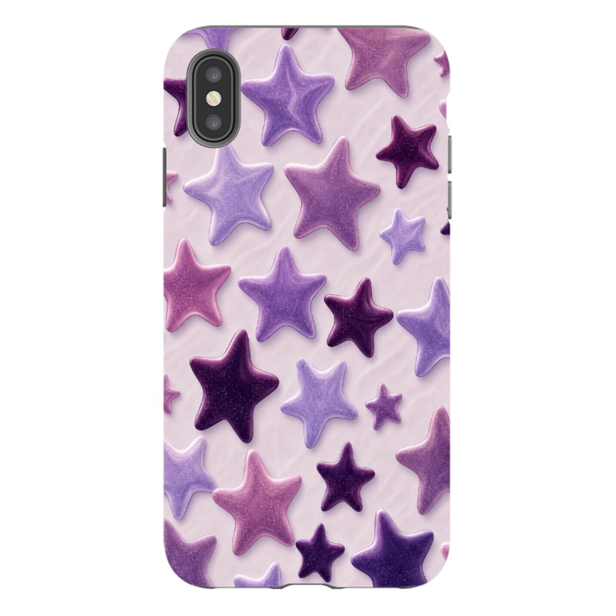 iPhone Tough Case – Lavendel Lila Stern