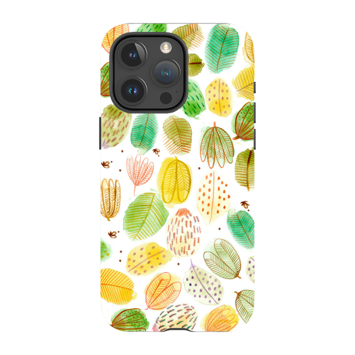 iPhone Tough Case - Leaves By Gabriela Larios