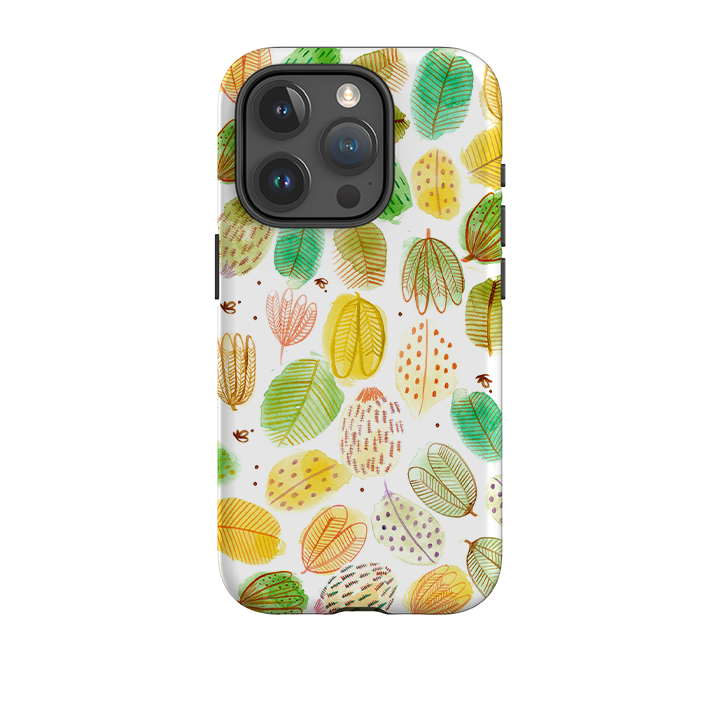 iPhone Tough Case - Leaves By Gabriela Larios
