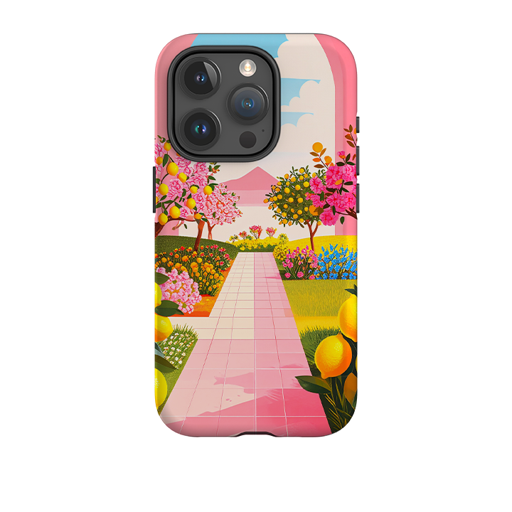 iPhone Tough Case - Lemon Gardens