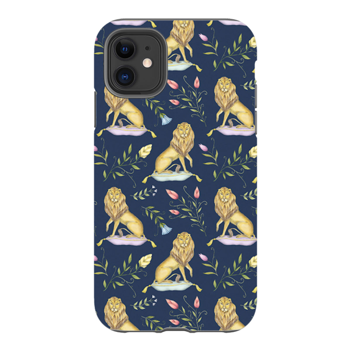 iPhone Tough Case - Leo Et Flores Navy By Catherine Rowe