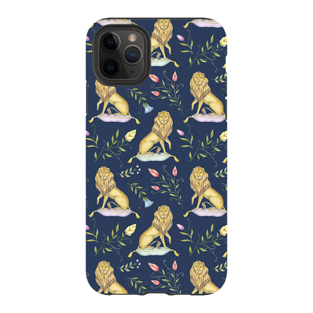iPhone Tough Case - Leo Et Flores Navy By Catherine Rowe