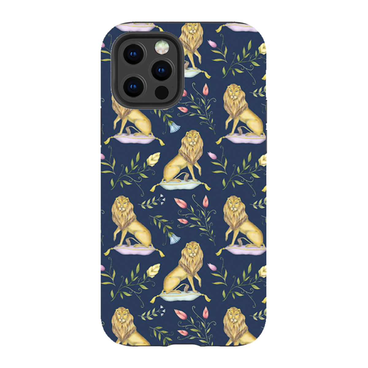 iPhone Tough Case - Leo Et Flores Navy By Catherine Rowe