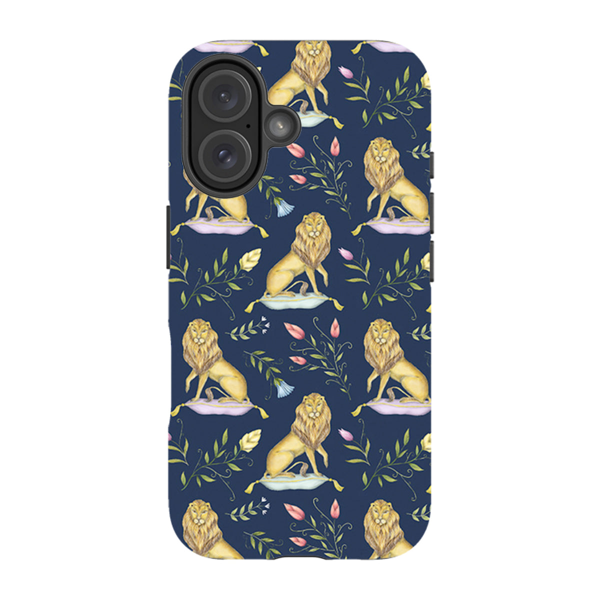 iPhone Tough Case - Leo Et Flores Navy By Catherine Rowe