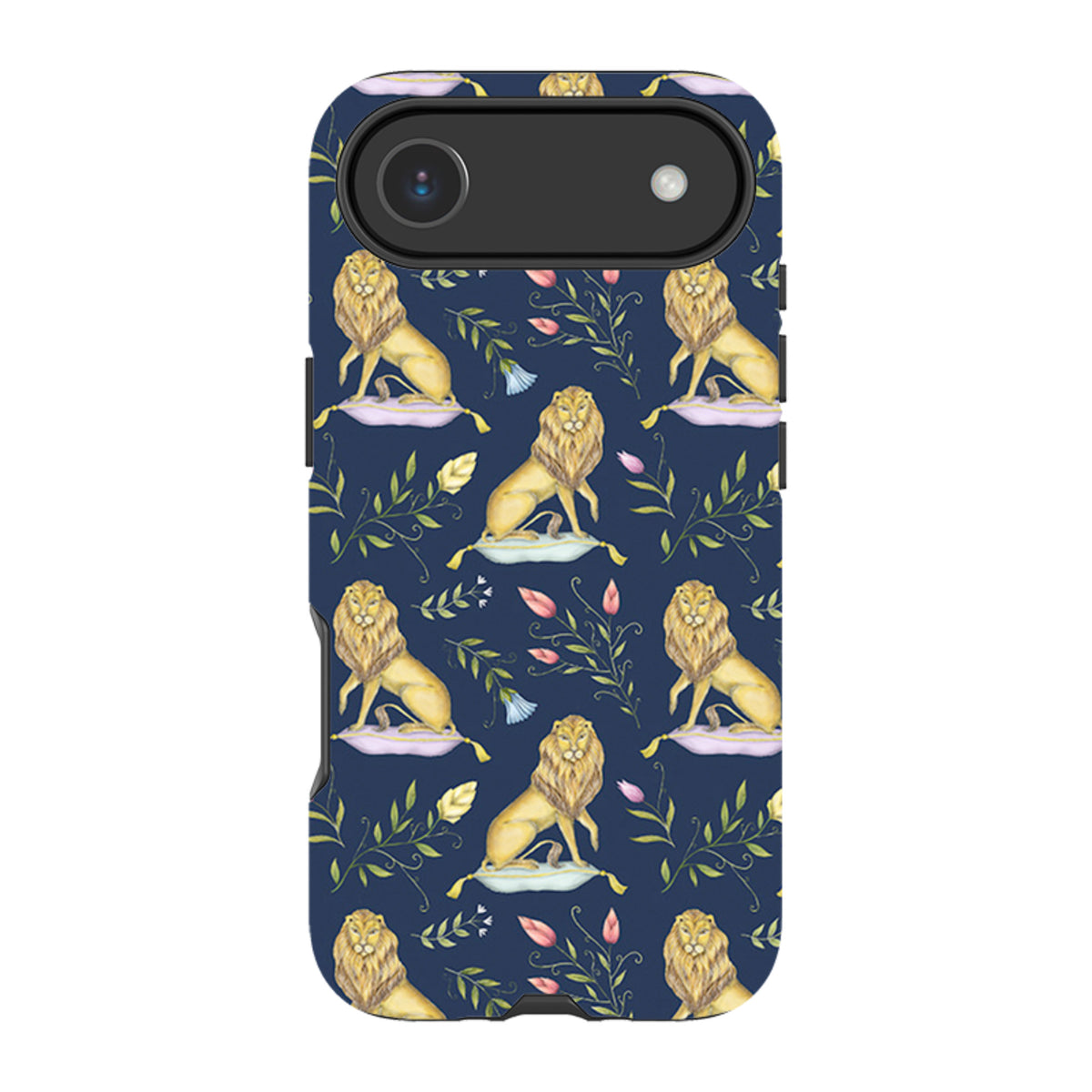 iPhone Tough Case - Leo Et Flores Navy By Catherine Rowe