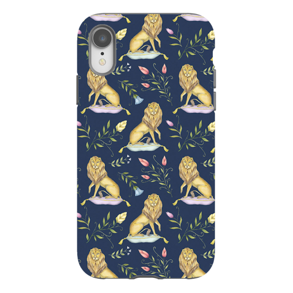 iPhone Tough Case - Leo Et Flores Navy By Catherine Rowe