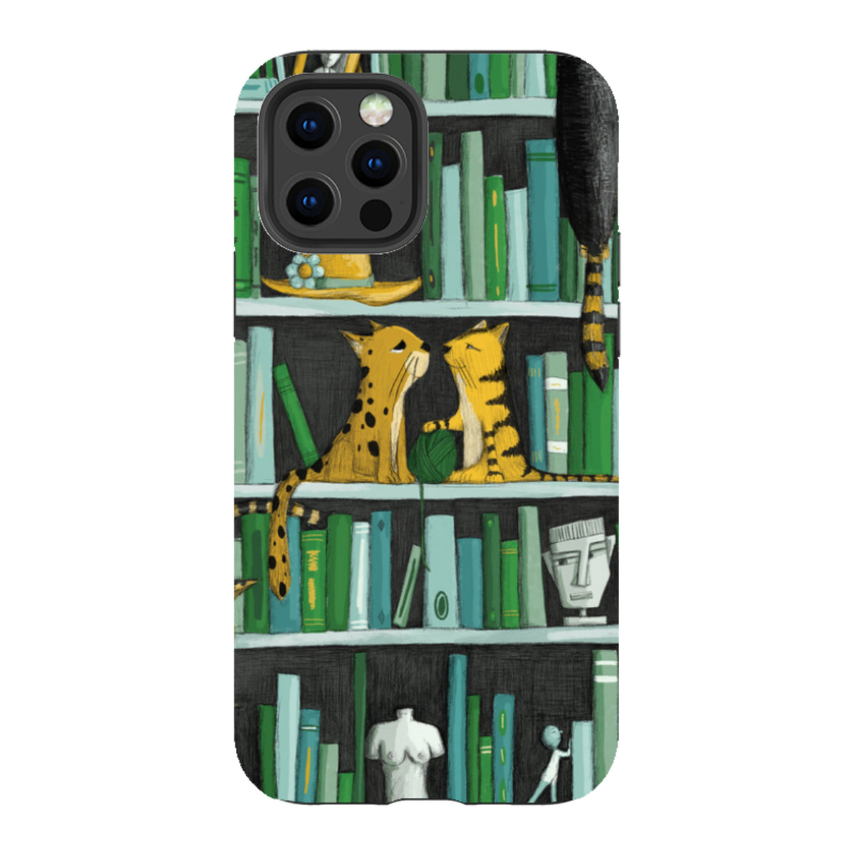iPhone Tough Case - Library Friends By Maja Lindberg