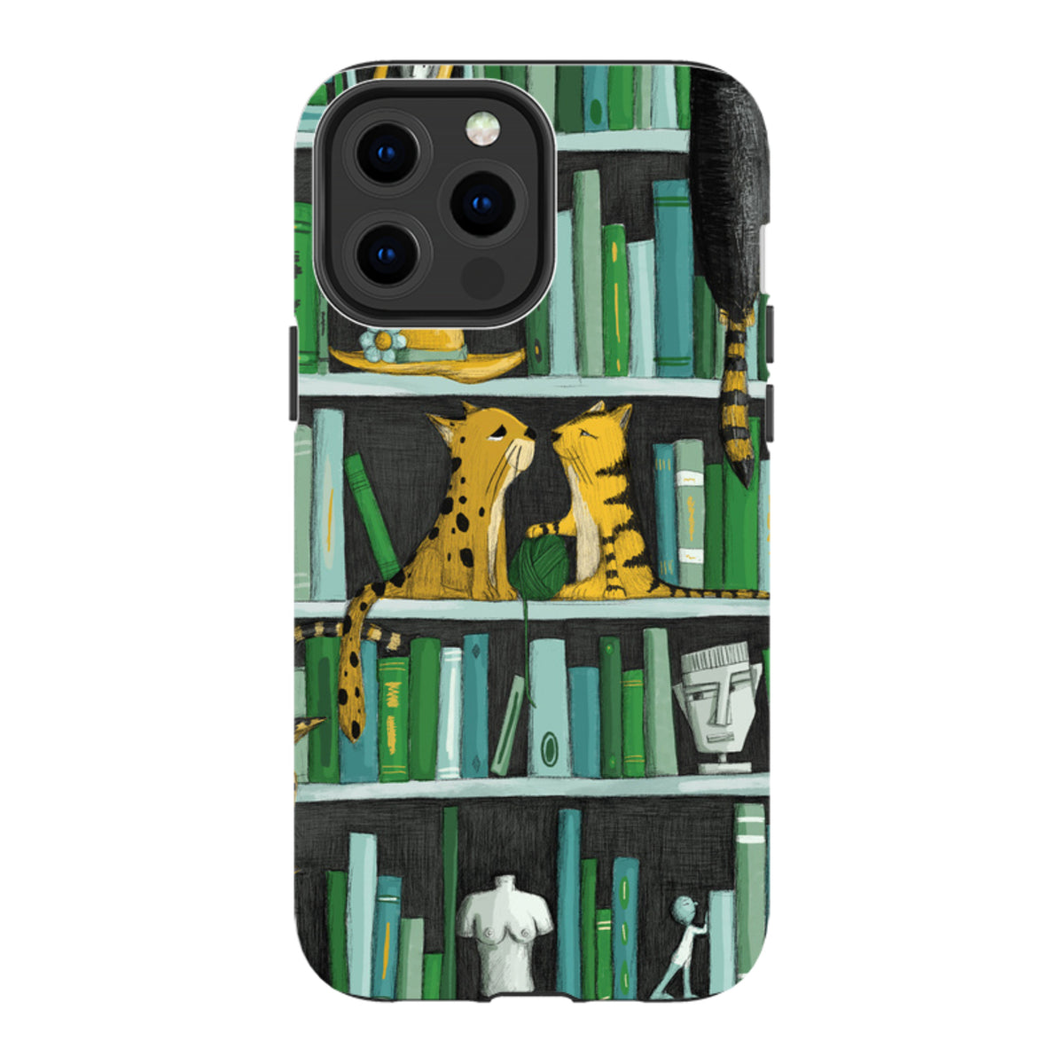 iPhone Tough Case - Library Friends By Maja Lindberg