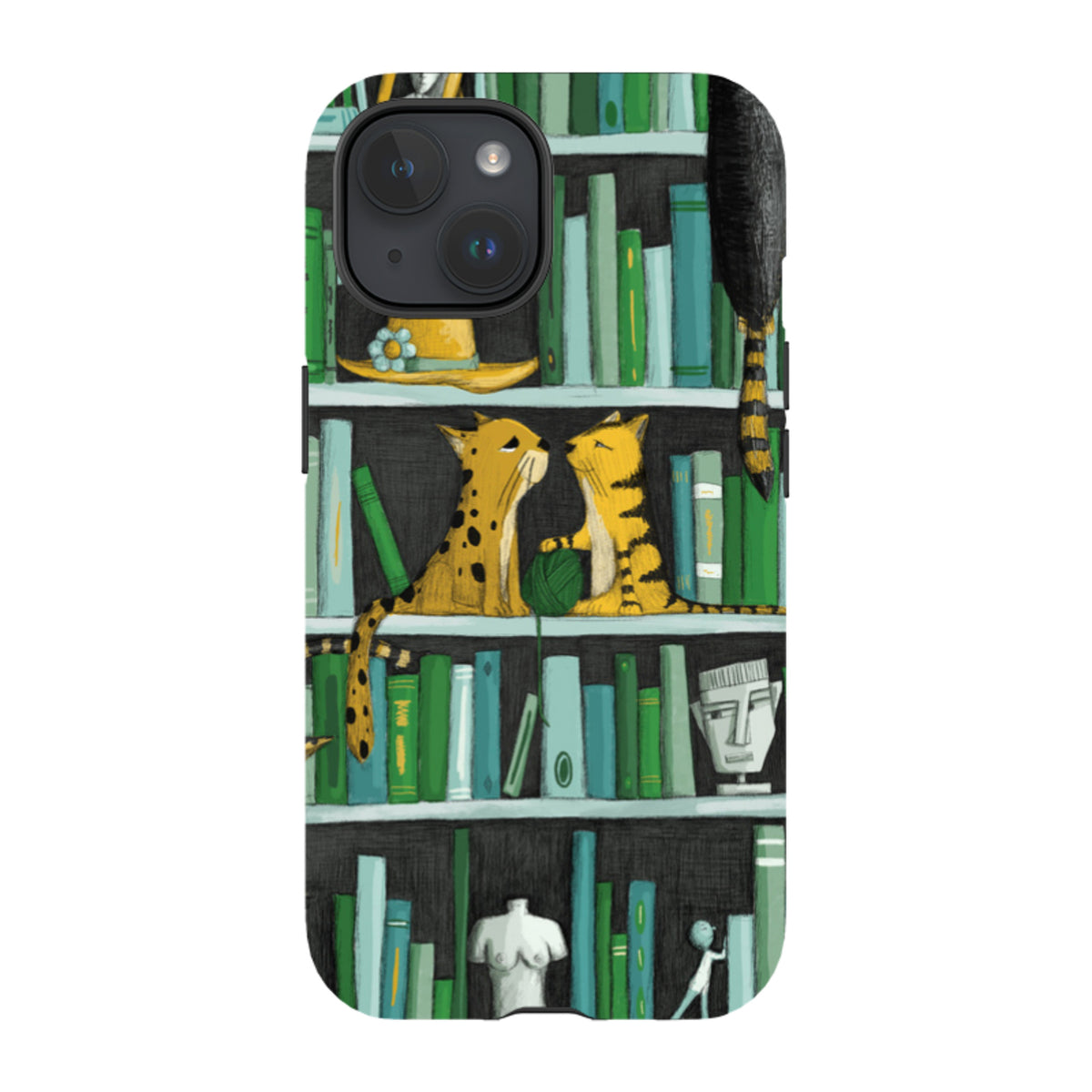 iPhone Tough Case - Library Friends By Maja Lindberg
