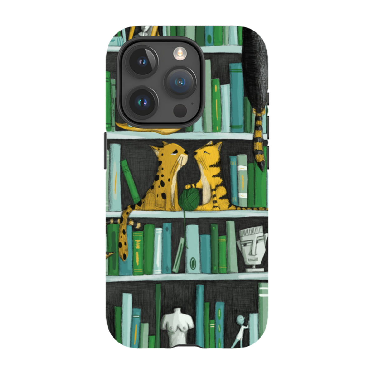 iPhone Tough Case - Library Friends By Maja Lindberg