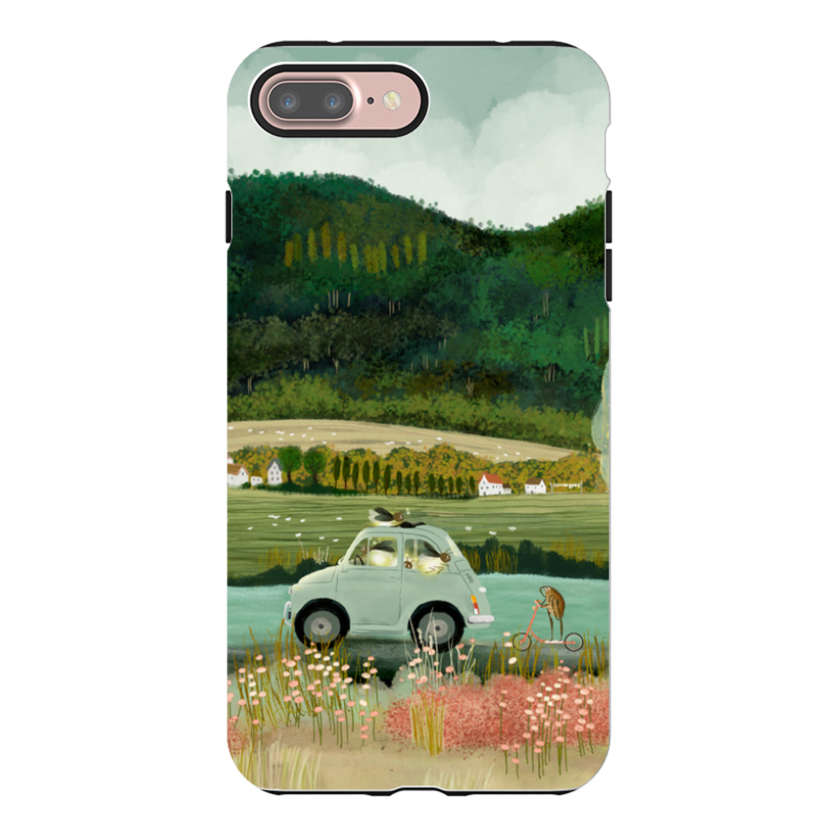 iPhone Tough Case - Lightening Bugs By Katherine Quinn