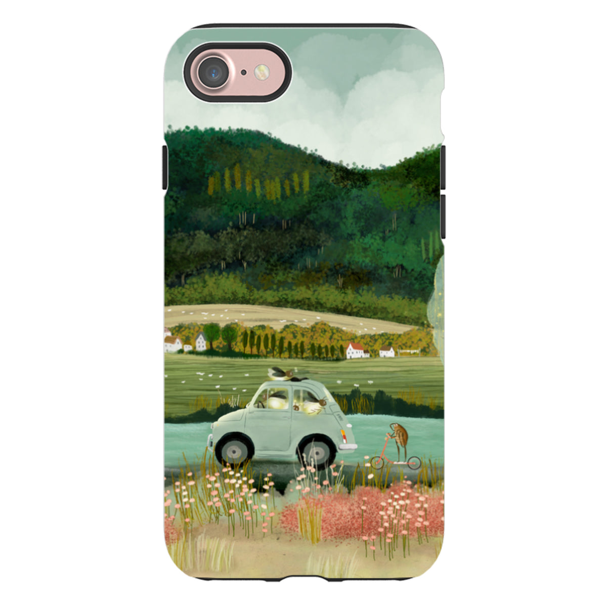 iPhone Tough Case - Lightening Bugs By Katherine Quinn