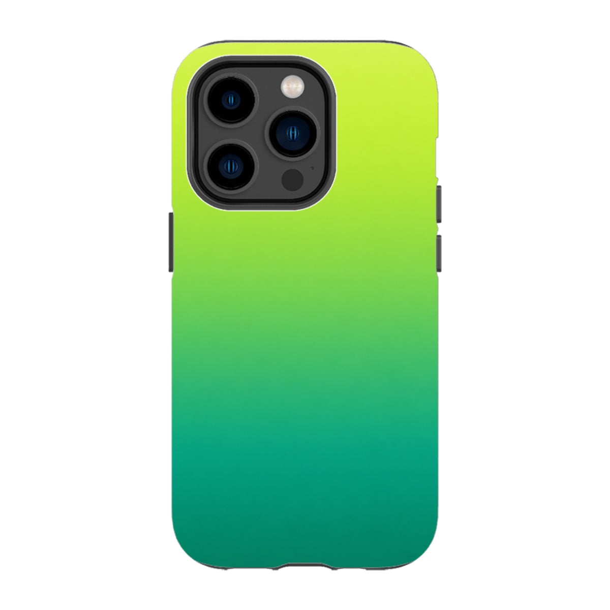 iPhone Tough Case - Lime Green Ombre