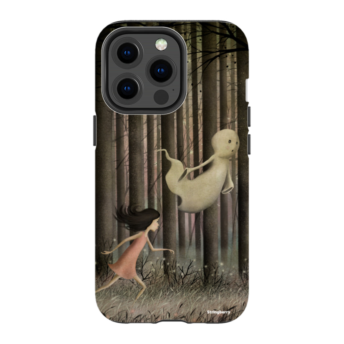 iPhone Tough Case - Little Ghost By Maja Lindberg