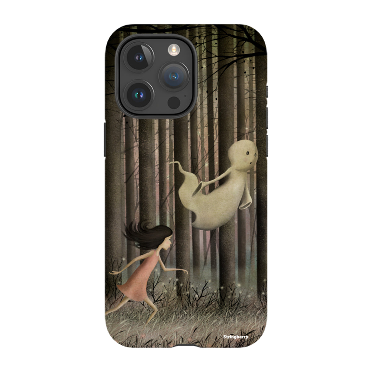 iPhone Tough Case - Little Ghost By Maja Lindberg
