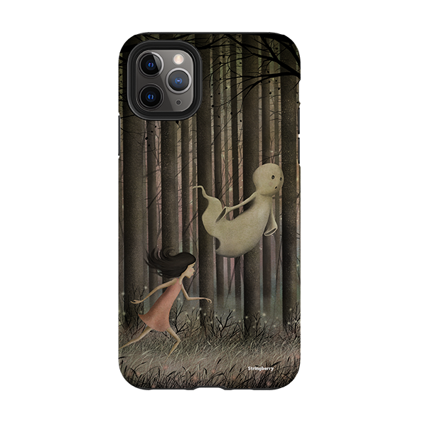 iPhone Tough Case - Little Ghost By Maja Lindberg