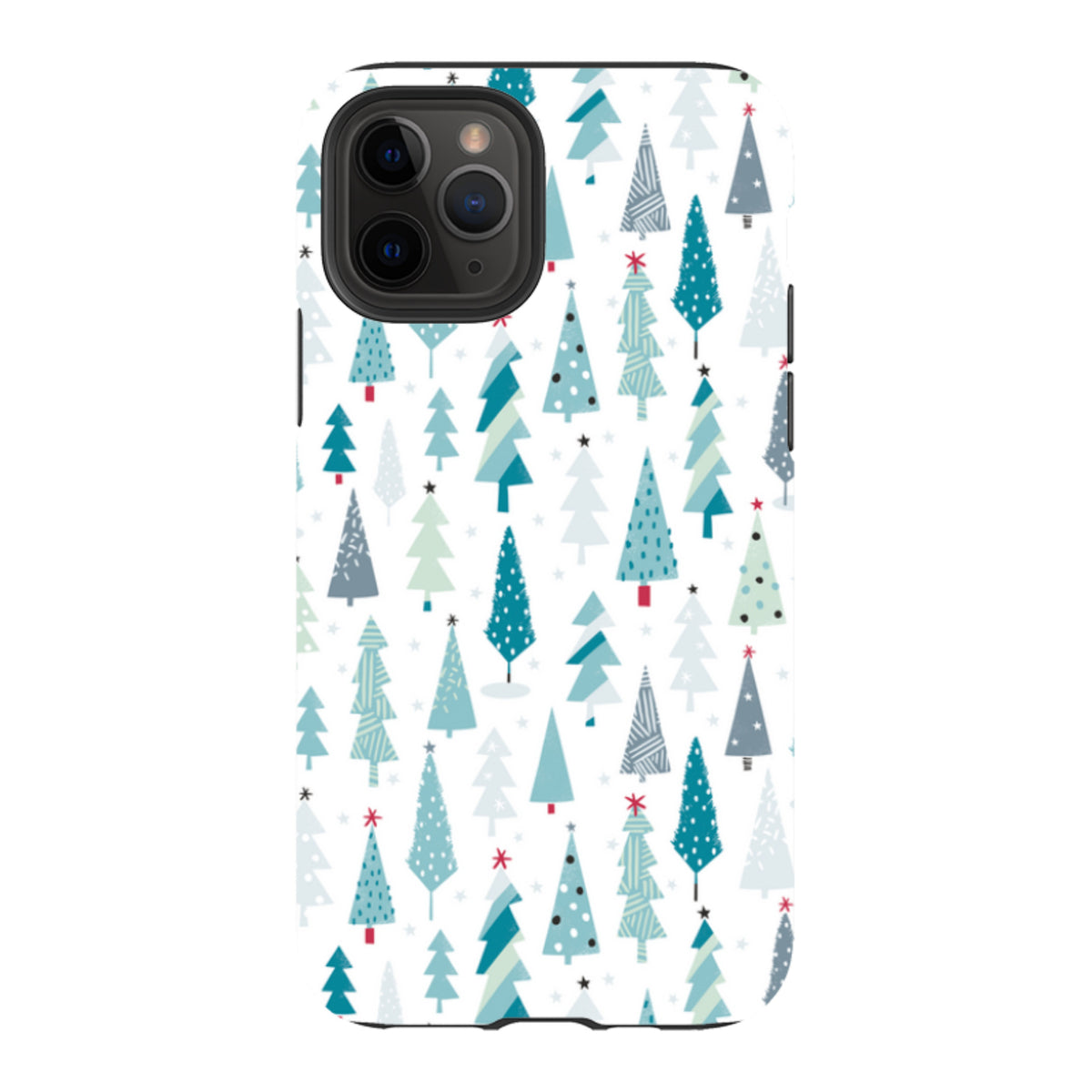 iPhone Tough Case - Little Xmas Trees By Ali Brookes
