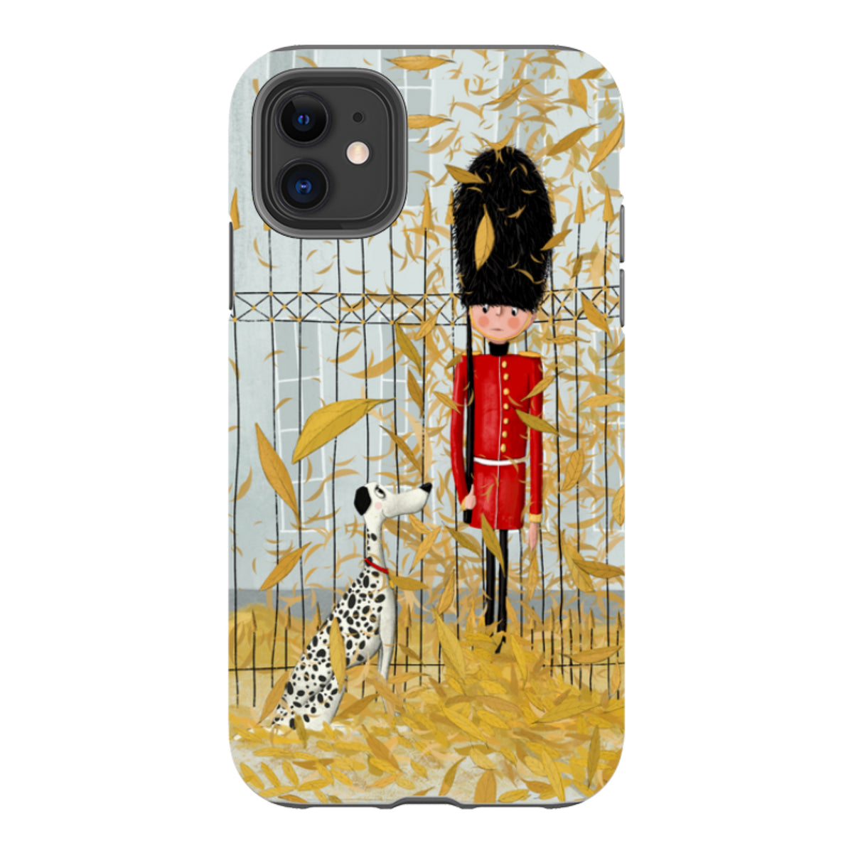 iPhone Tough Case - London In Leaves By Maja Lindberg