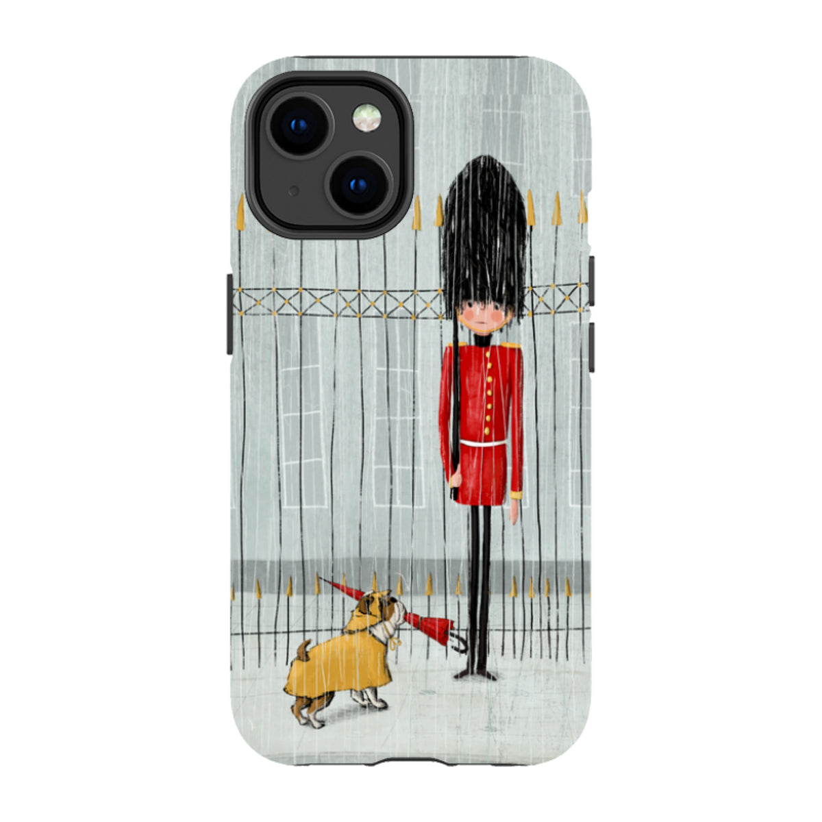 iPhone Tough Case - London In Rain By Maja Lindberg