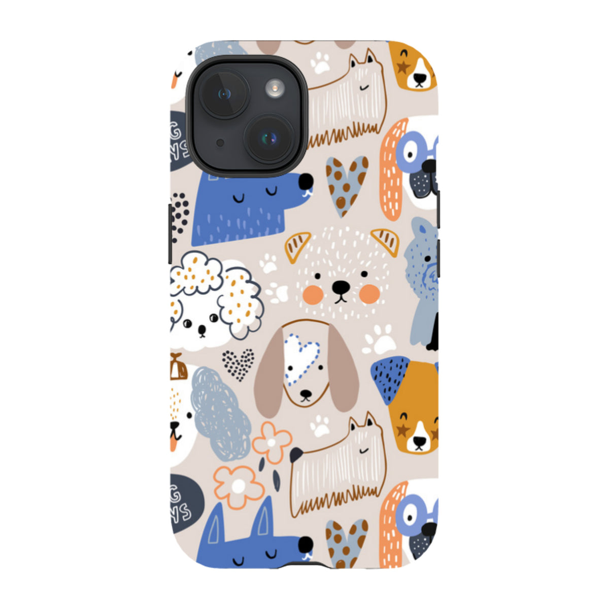 iPhone Tough Case - Love Dogs