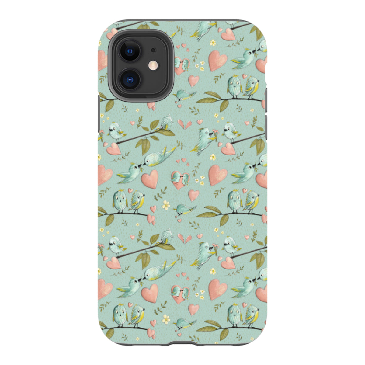 iPhone Tough Case - Love Is In The Air Pattern By Maja Lindberg