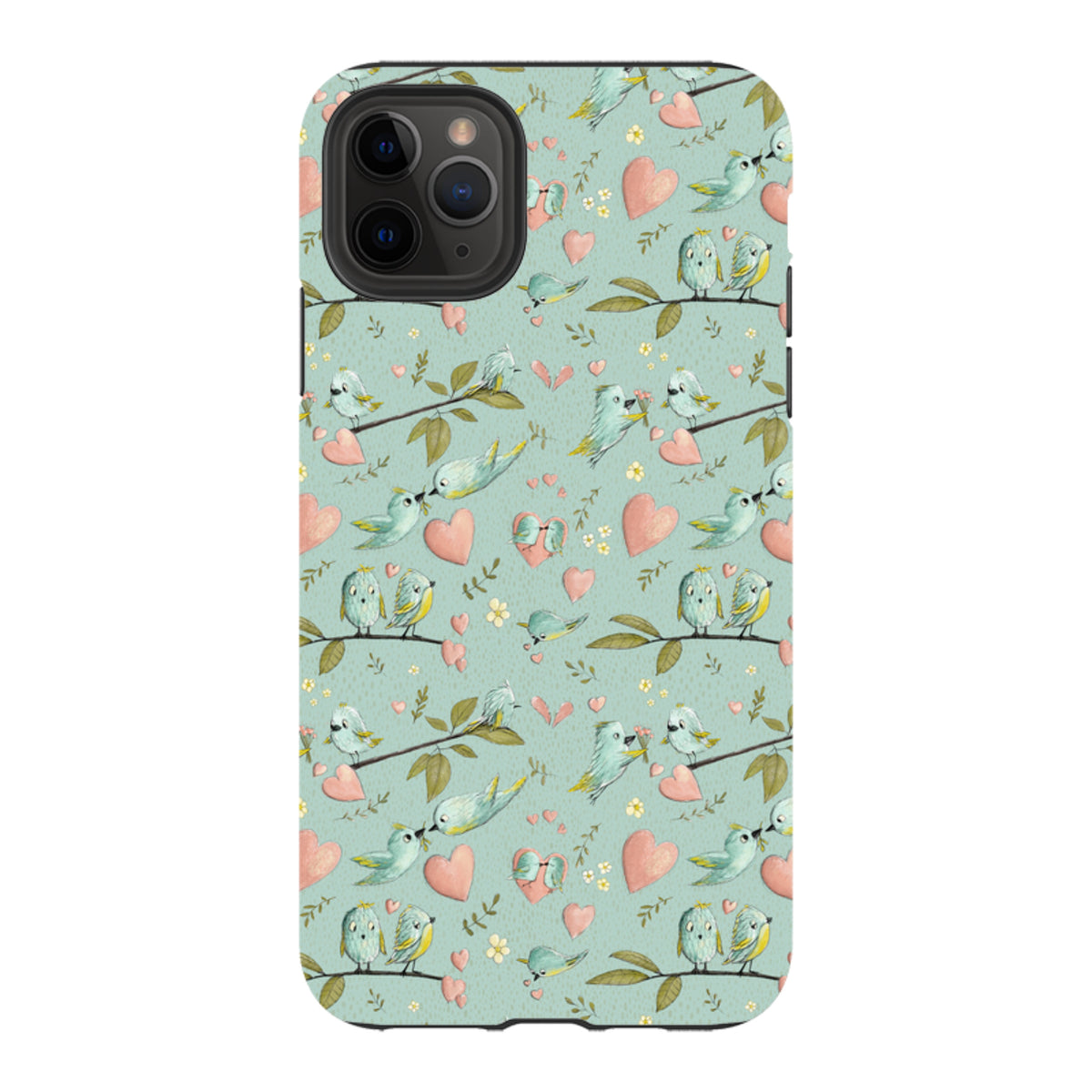 iPhone Tough Case - Love Is In The Air Pattern By Maja Lindberg