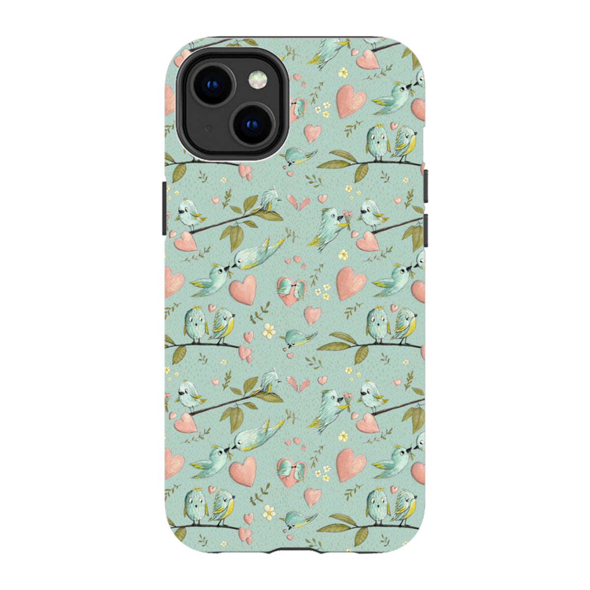 iPhone Tough Case - Love Is In The Air Pattern By Maja Lindberg