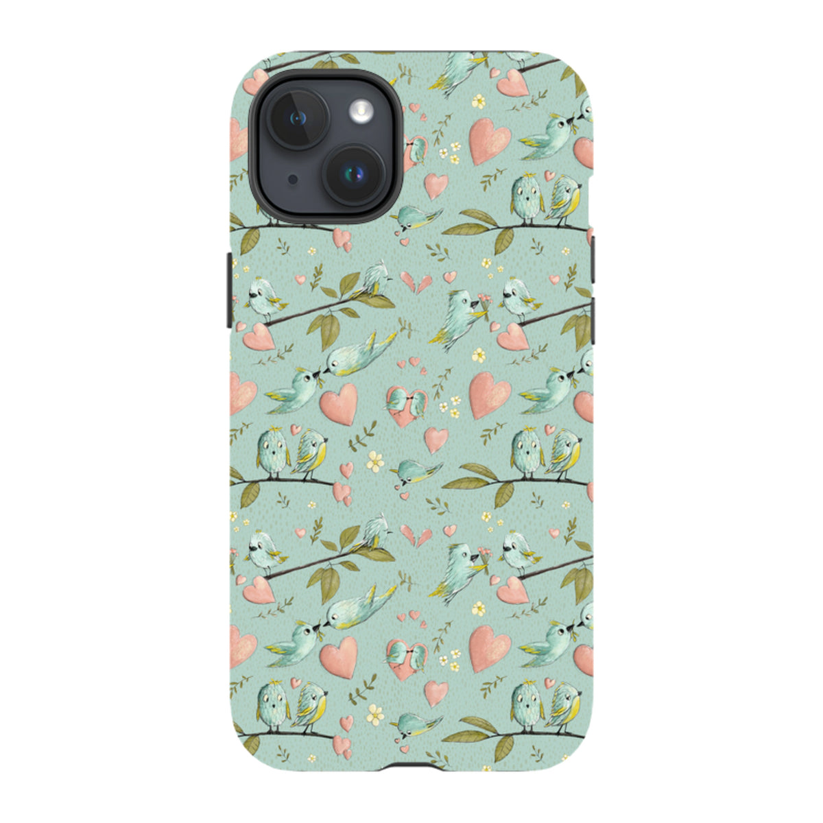 iPhone Tough Case - Love Is In The Air Pattern By Maja Lindberg