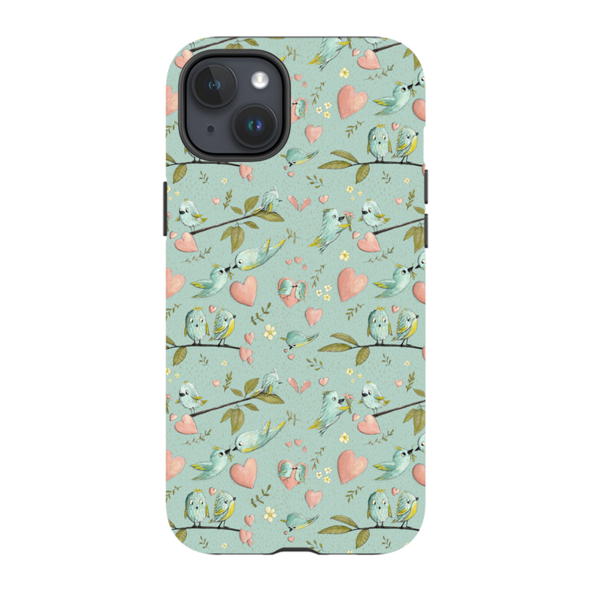iPhone Tough Case - Love Is In The Air Pattern By Maja Lindberg