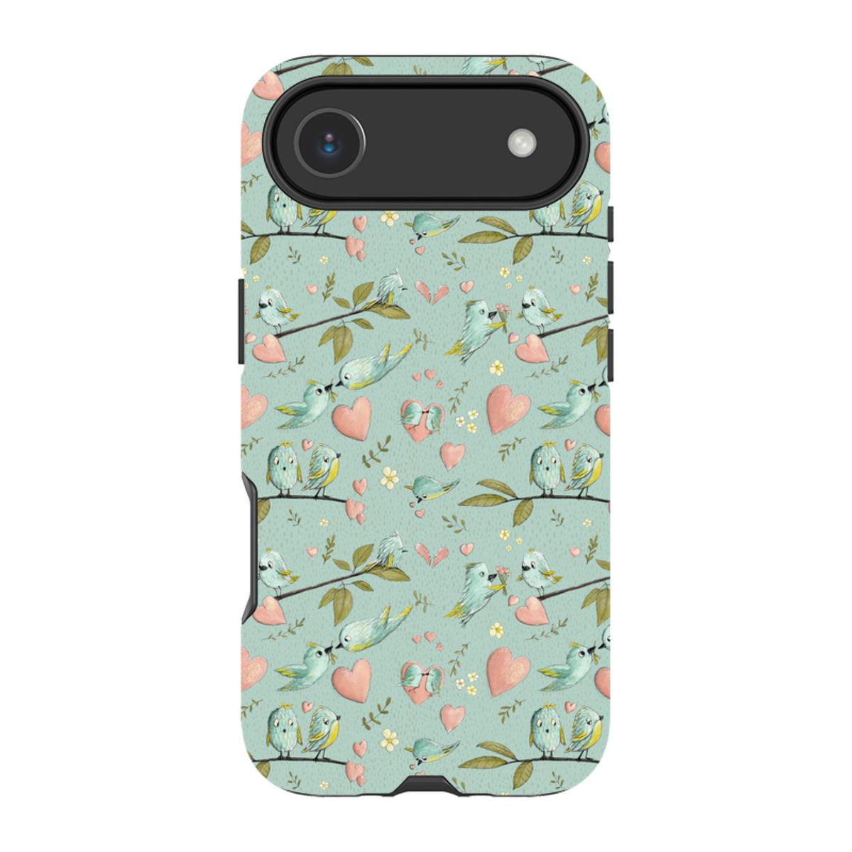 iPhone Tough Case - Love Is In The Air Pattern By Maja Lindberg