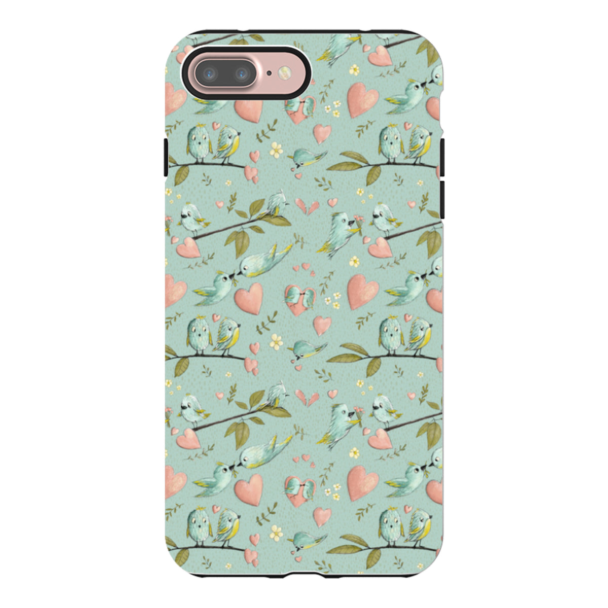 iPhone Tough Case - Love Is In The Air Pattern By Maja Lindberg