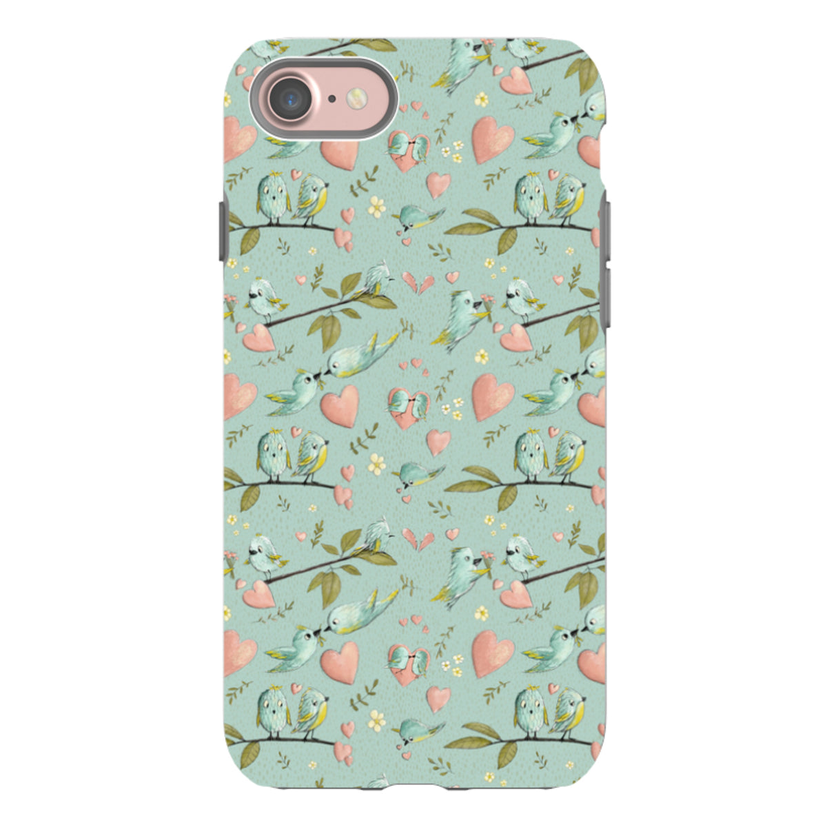 iPhone Tough Case - Love Is In The Air Pattern By Maja Lindberg