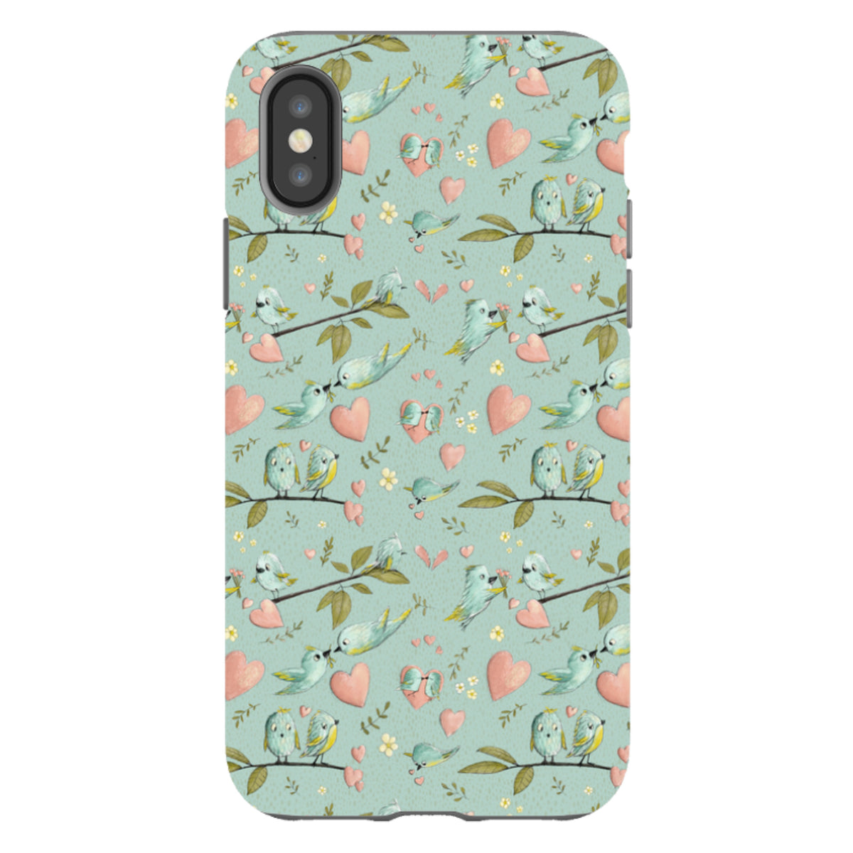 iPhone Tough Case - Love Is In The Air Pattern By Maja Lindberg