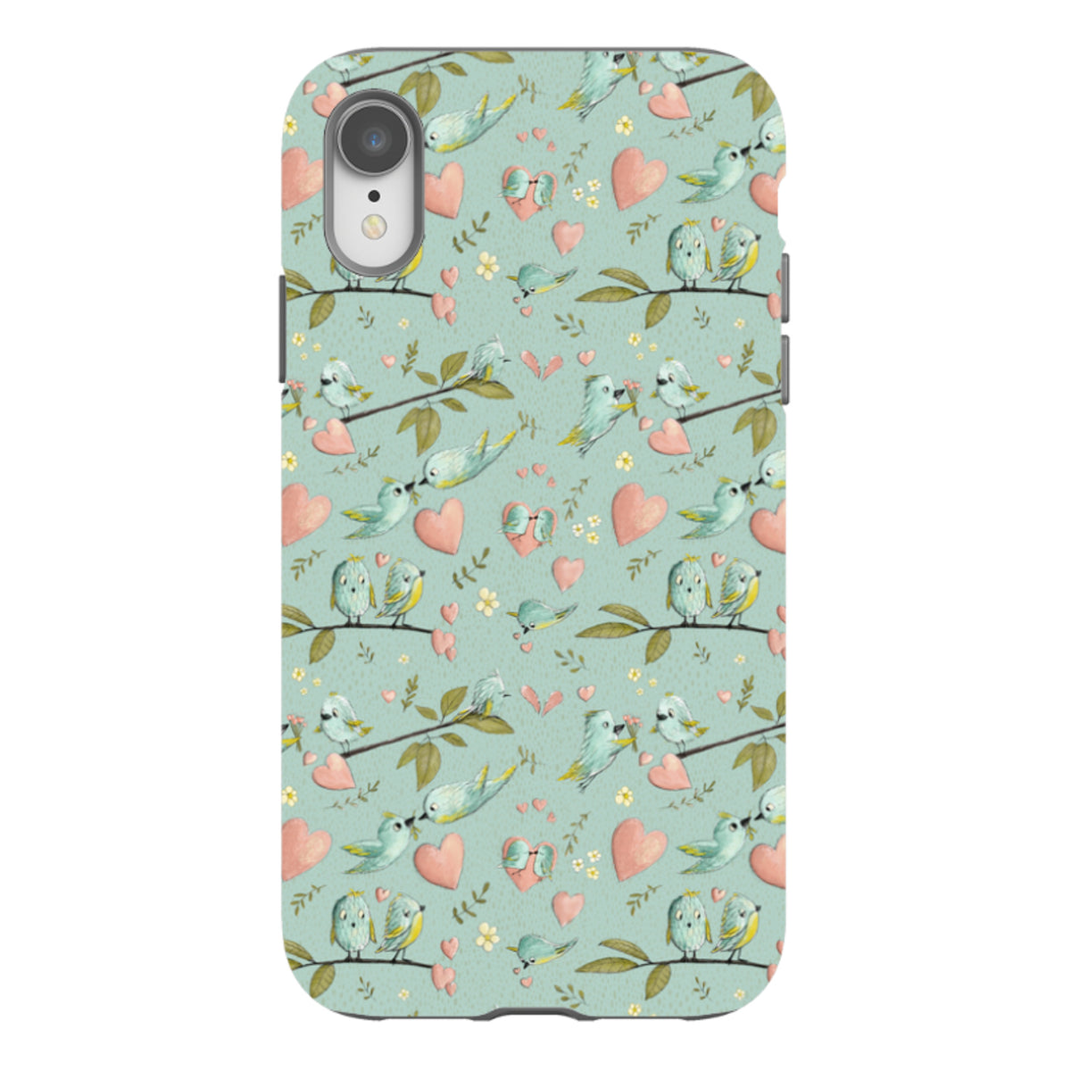iPhone Tough Case - Love Is In The Air Pattern By Maja Lindberg