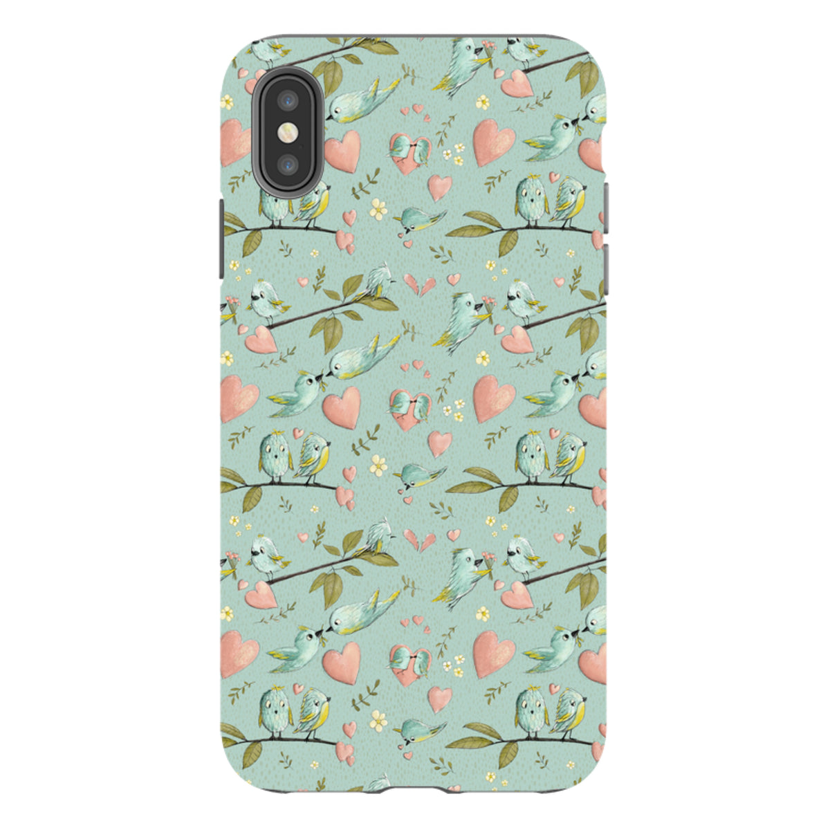 iPhone Tough Case - Love Is In The Air Pattern By Maja Lindberg
