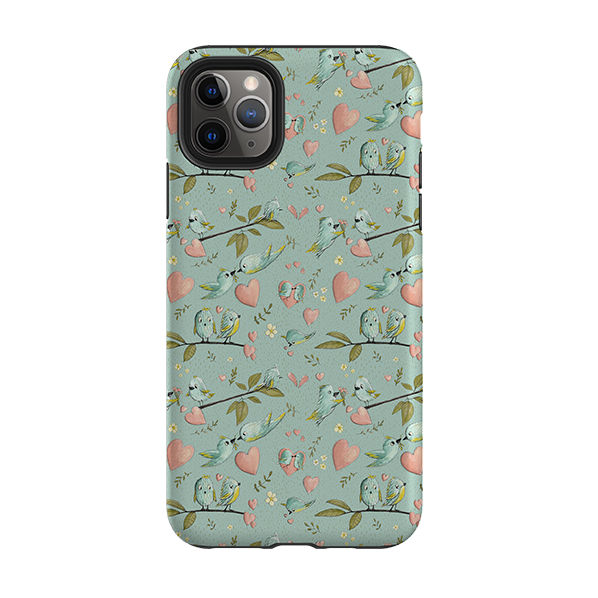 iPhone Tough Case - Love Is In The Air Pattern By Maja Lindberg