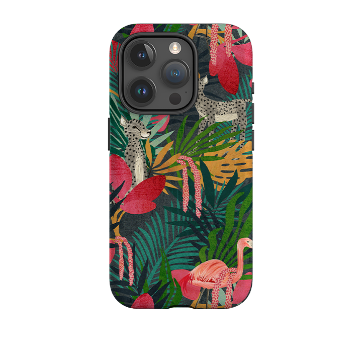 iPhone Tough Case - Lush Jungle By Katherine Quinn