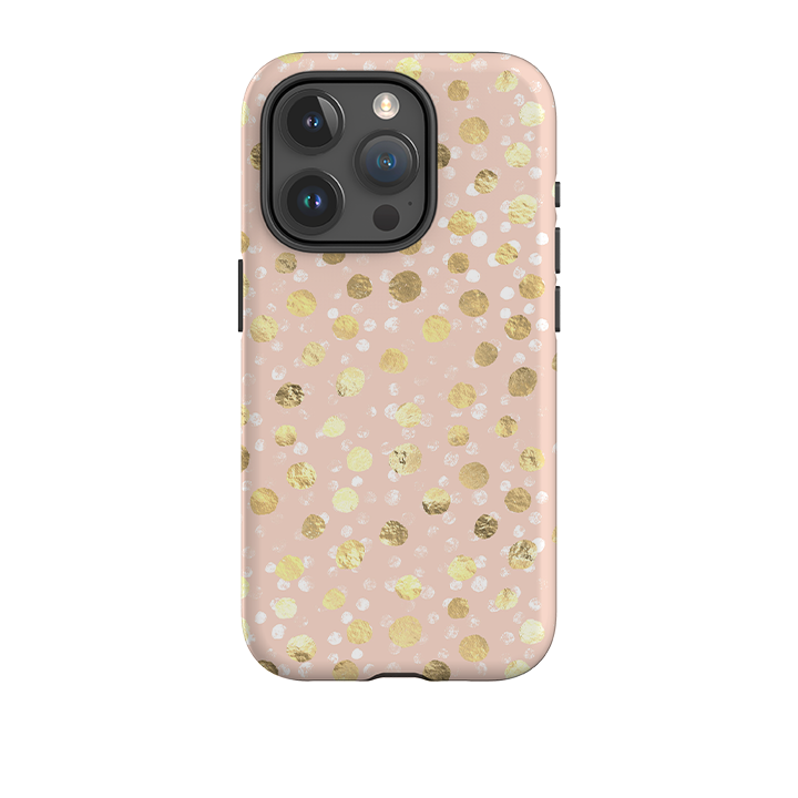 iPhone Tough Case - Marble Dots II (case does not glitter)