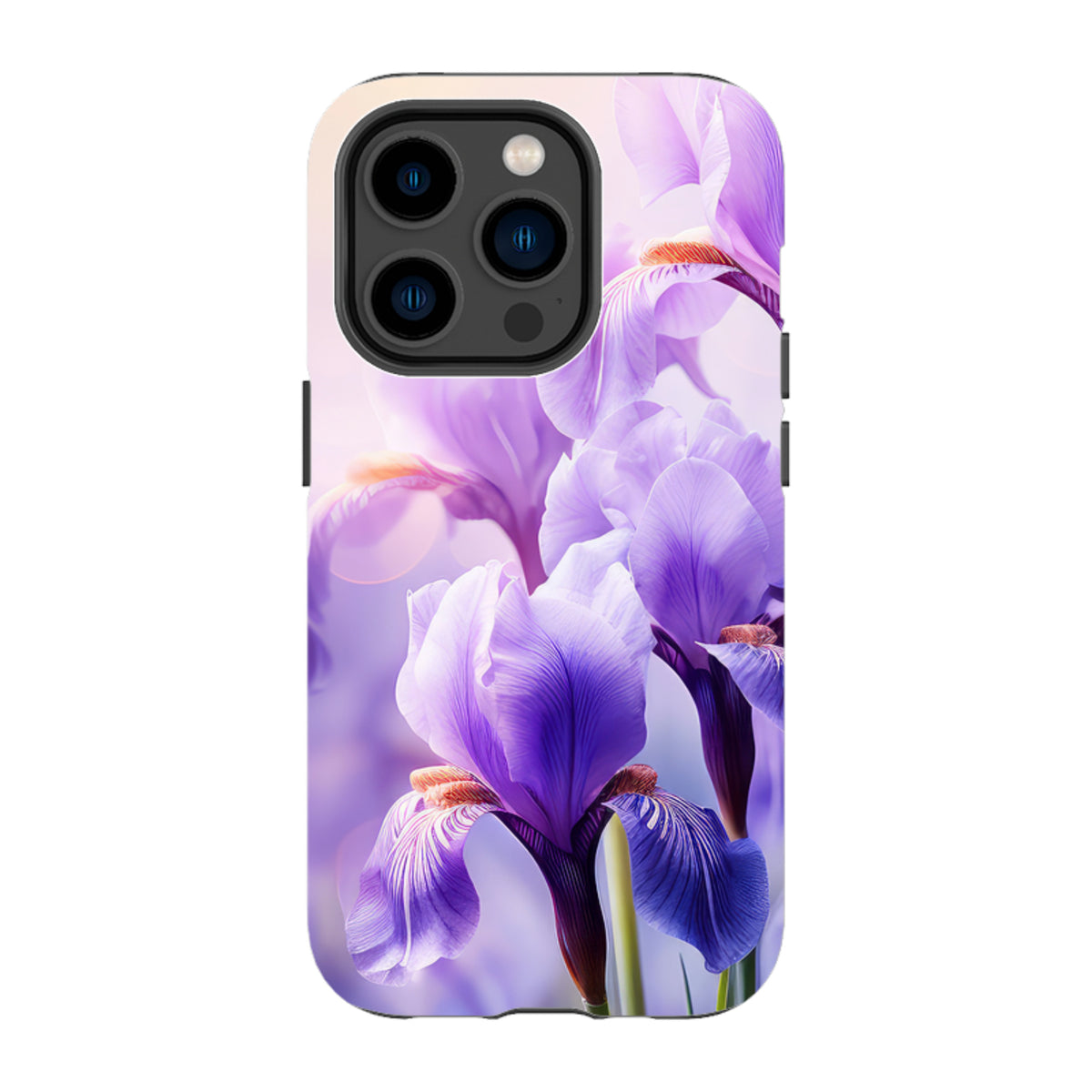 iPhone Tough Case -Mauve Floral