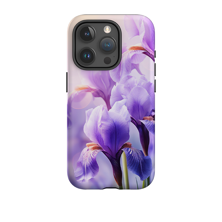 iPhone Tough Case -Mauve Floral