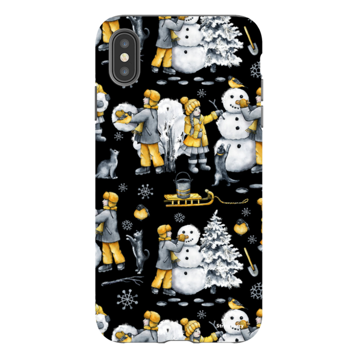 iPhone Schutzhülle Robust - Ich und Schneemann